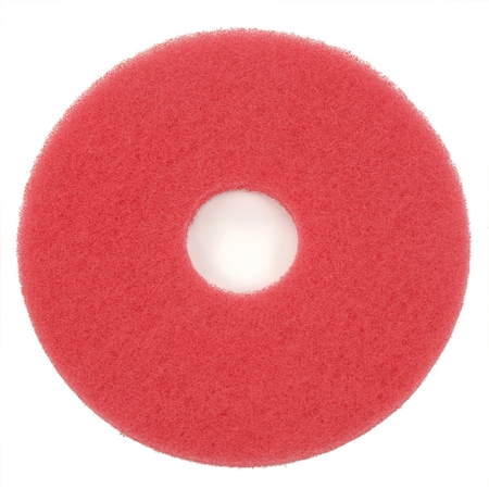 Global Industrial 13 Red Buffing Pad, 5PK 261163RD